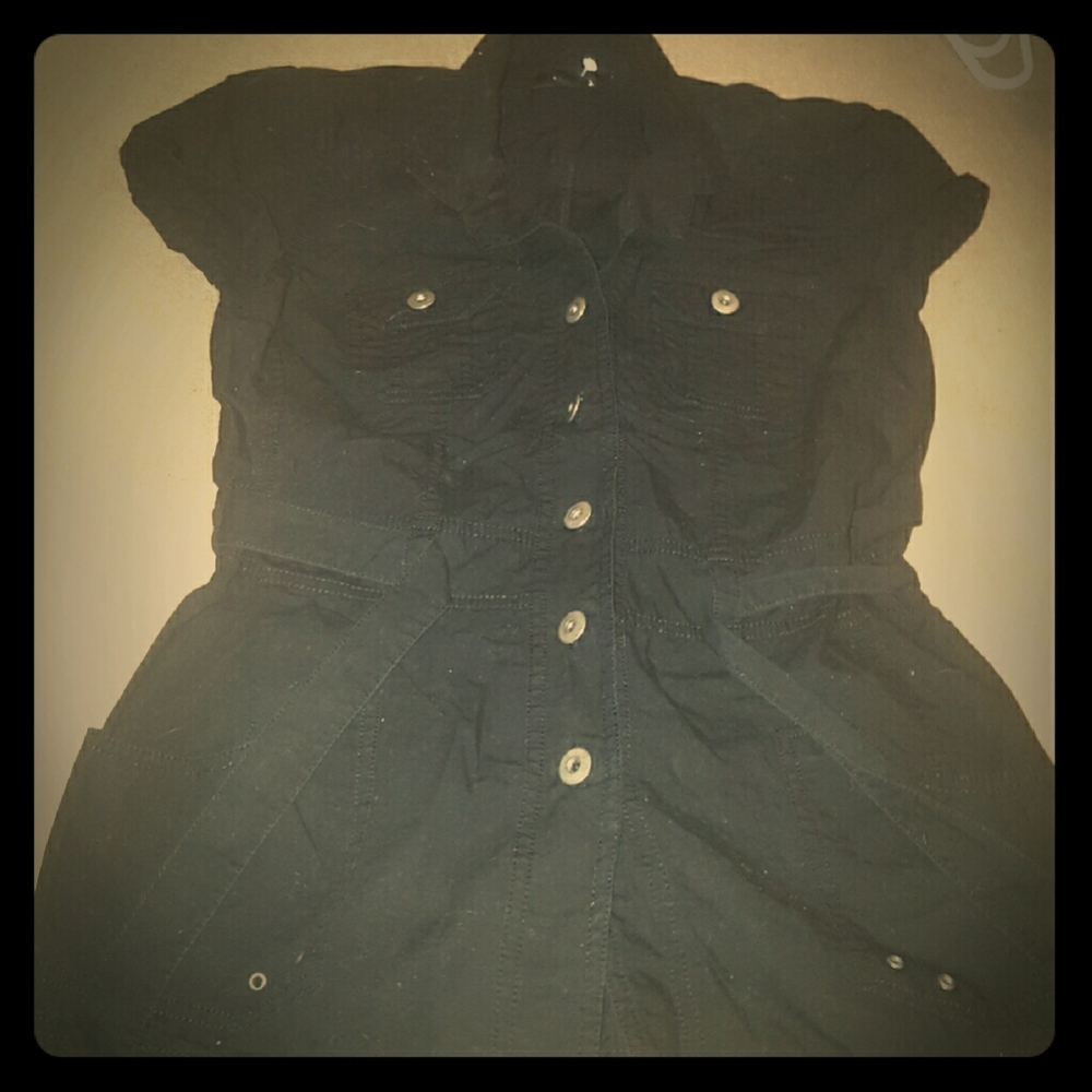 Super cute and simple belted blouse